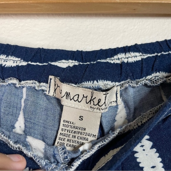 Free market by flying tomato Flowy tropical pants size small - Picture 8 of 8